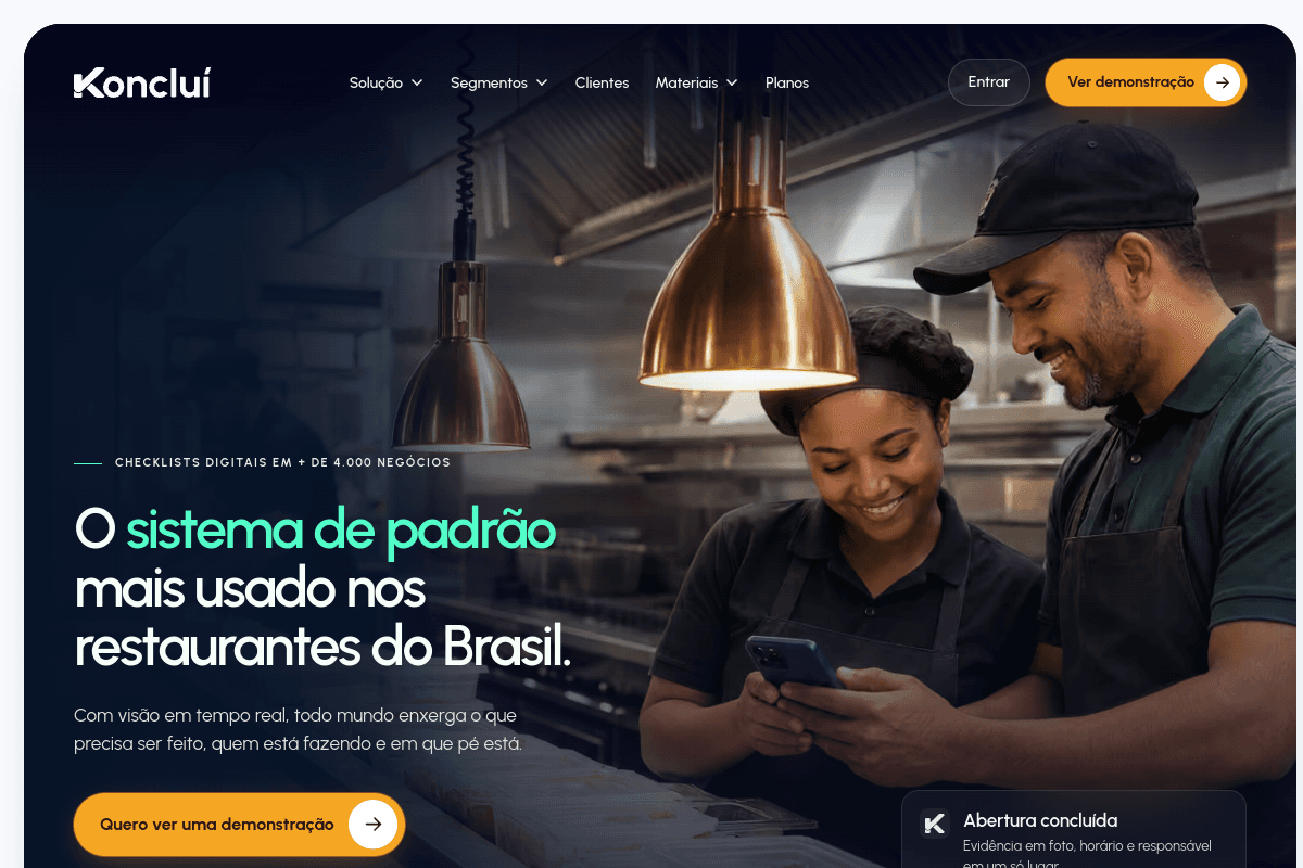 Site do fornecedor de Koncluí