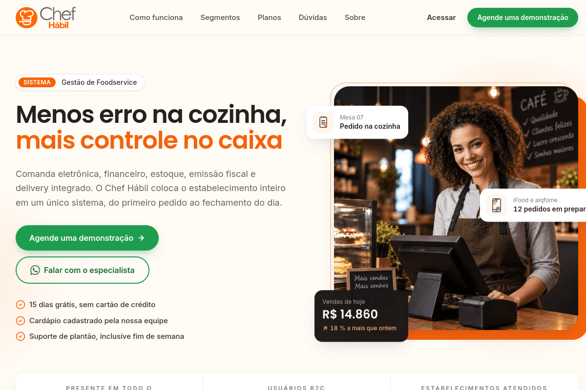 Site do fornecedor de LimberChef
