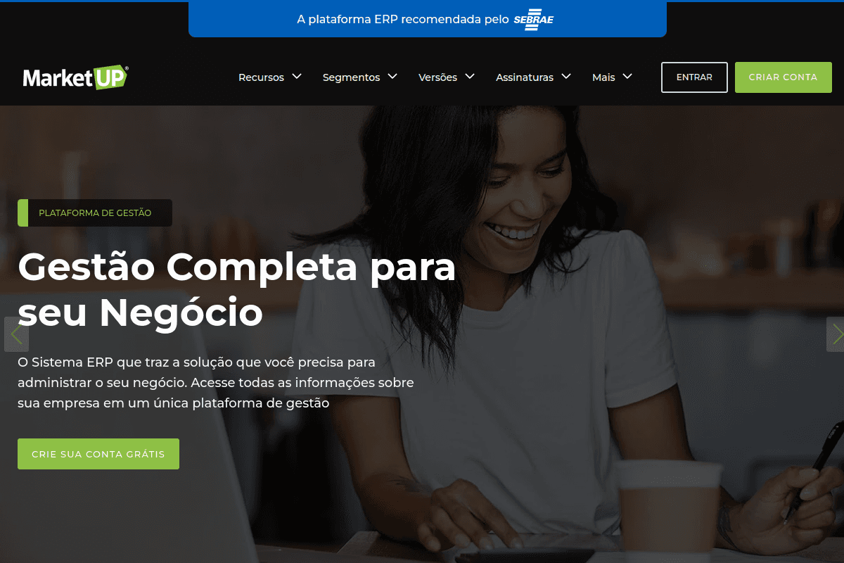 Site do fornecedor de MarketUP