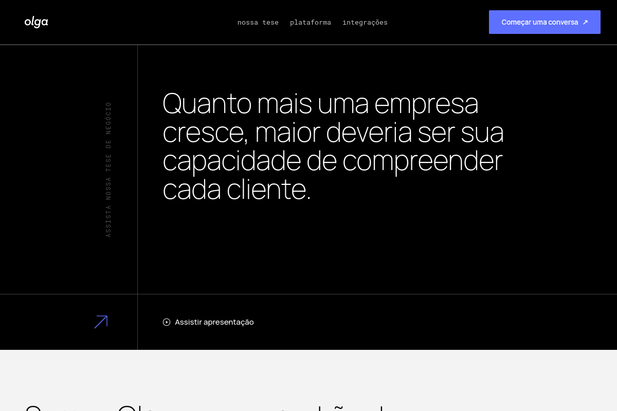 Site do fornecedor de Olga