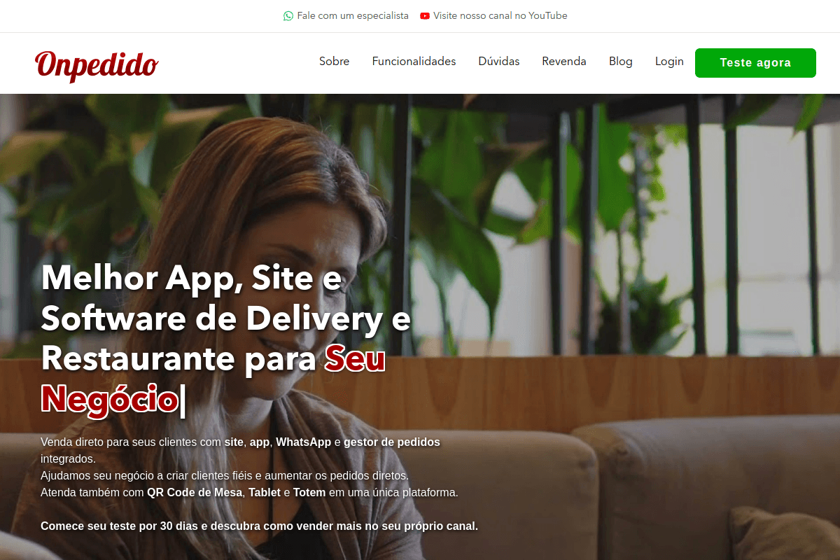 Site do fornecedor de Onpedido