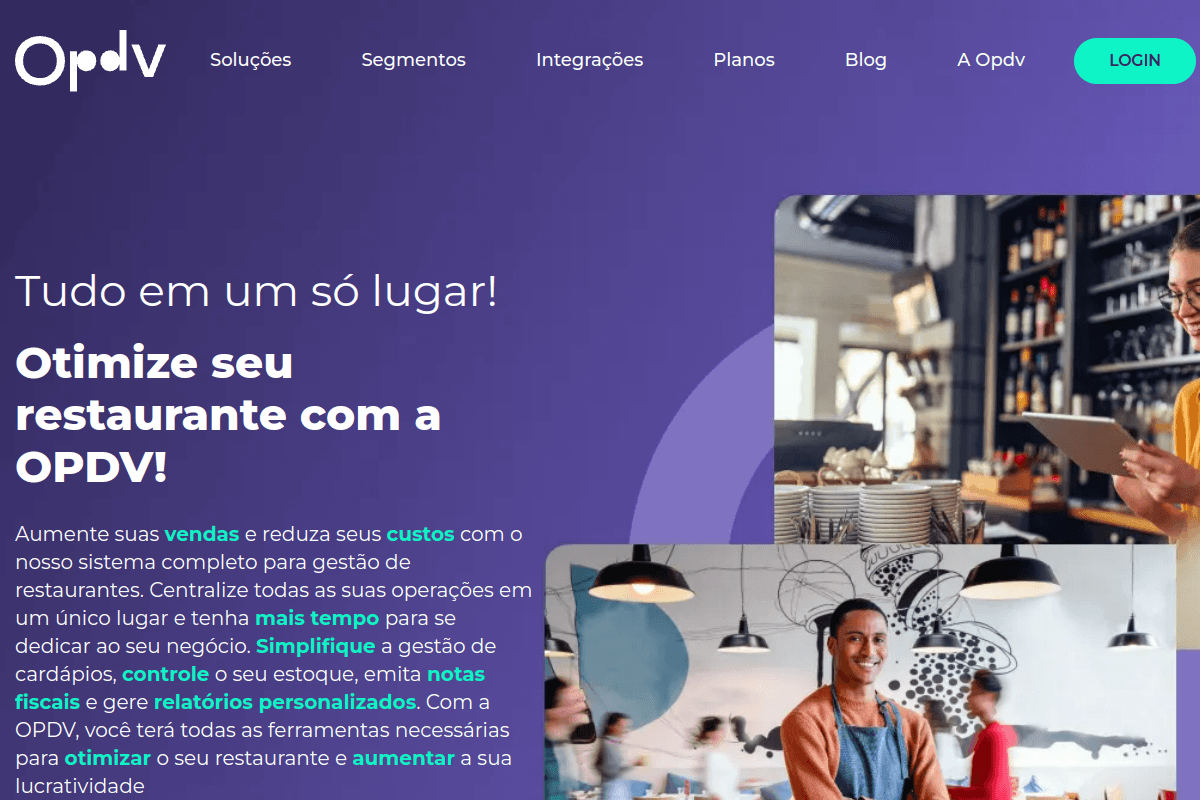 Site do fornecedor de OPDV