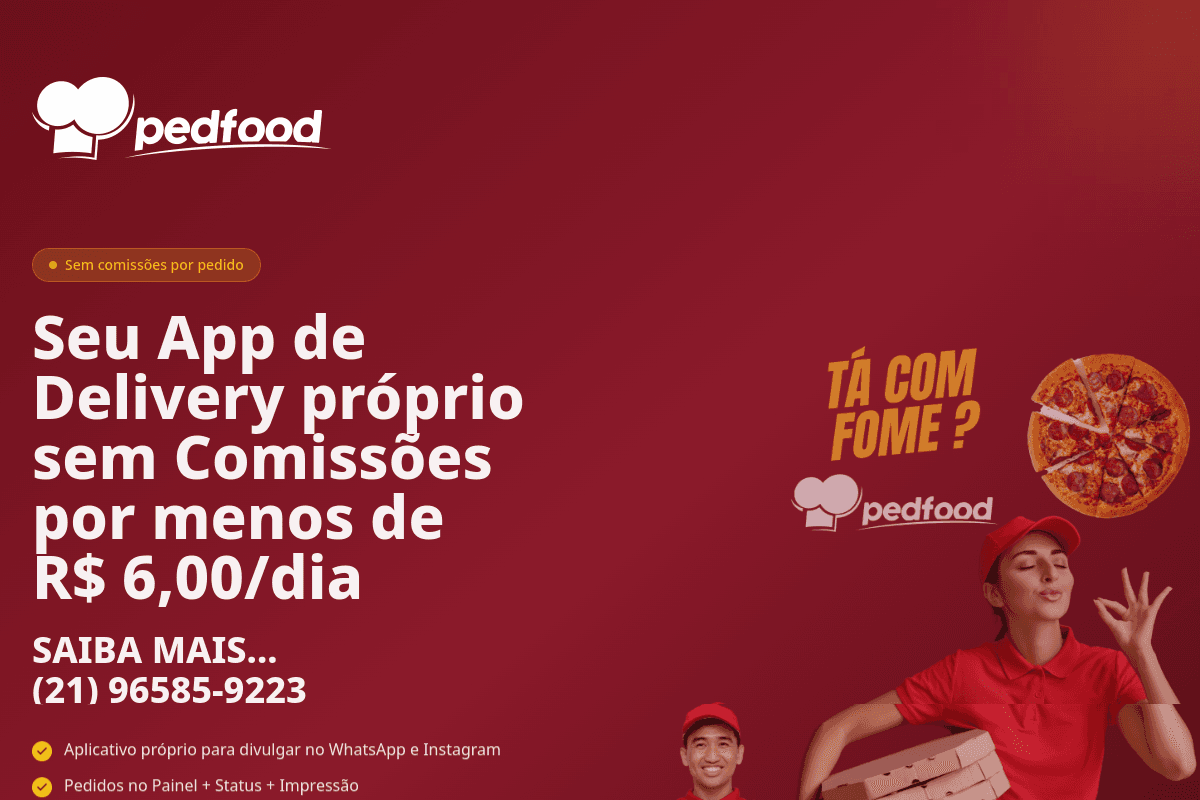 Site do fornecedor de PedFood
