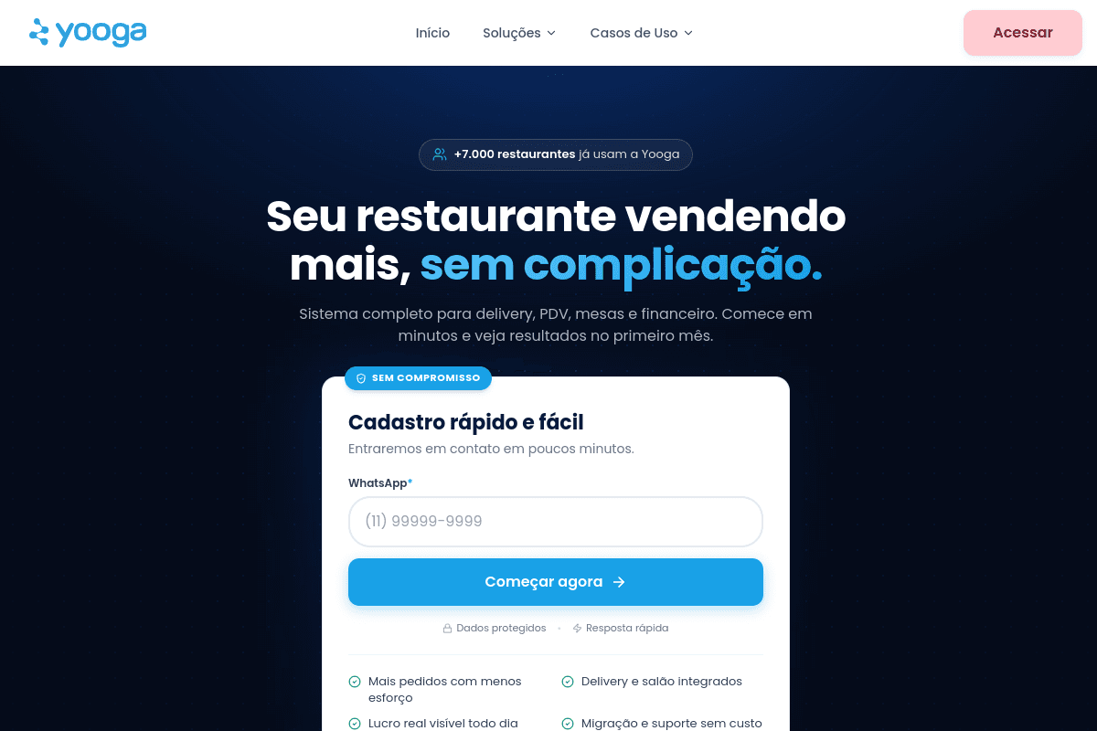 Site do fornecedor de Yooga