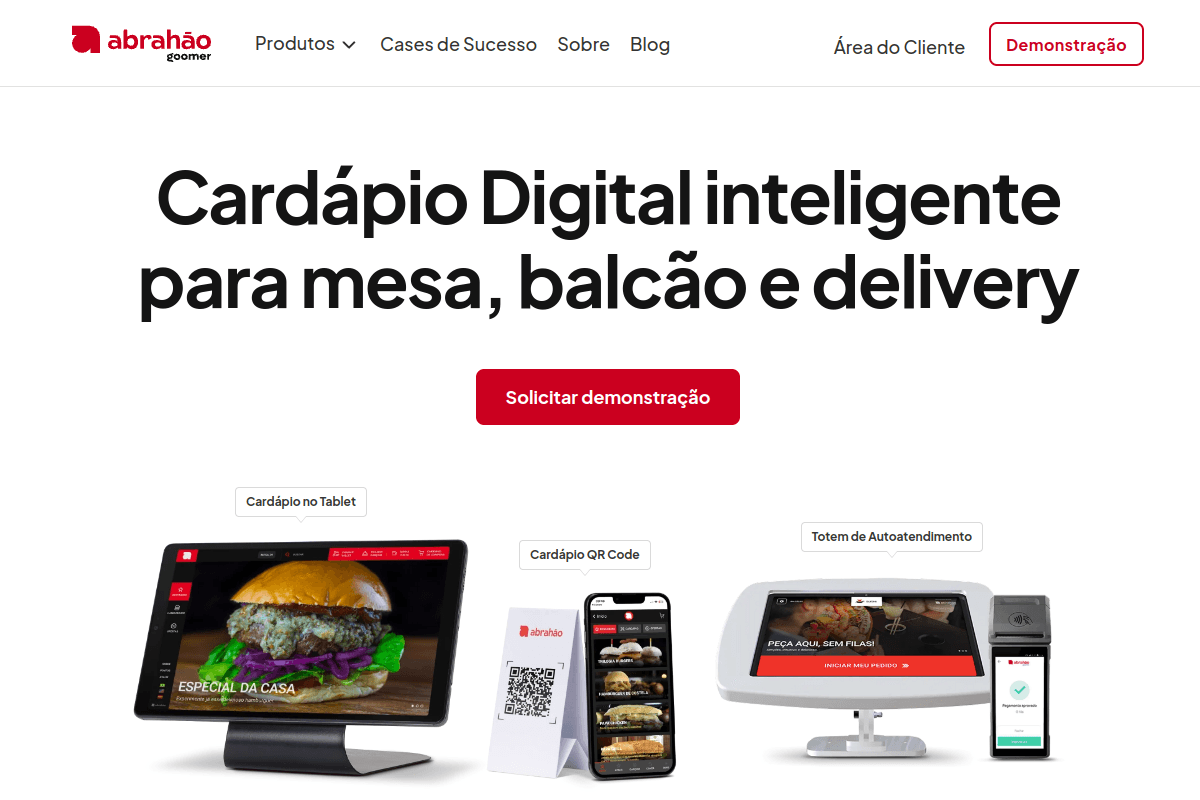 Site do fornecedor de Abrahão