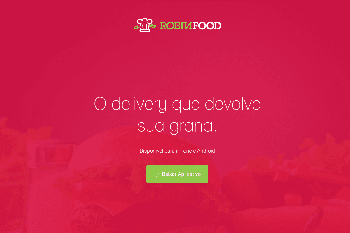 Site do fornecedor de Robin Food