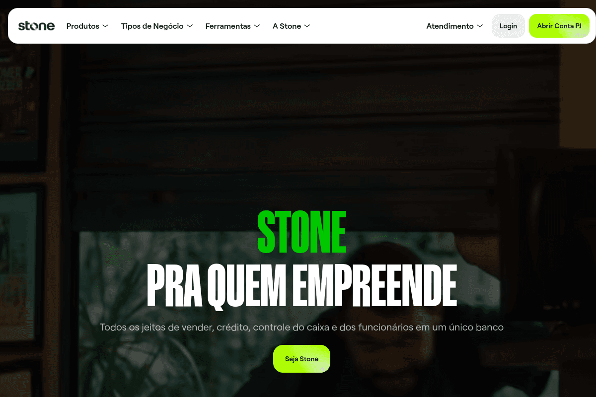Site do fornecedor de Stone