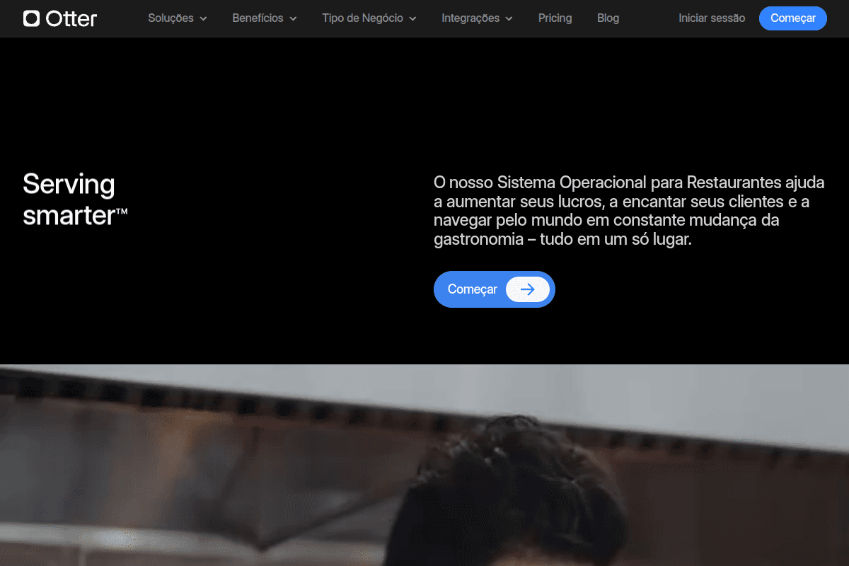 Site do fornecedor de Otter