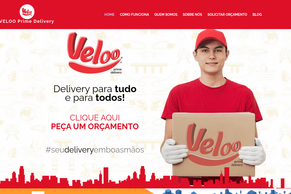 Site do fornecedor de Veloo Prime